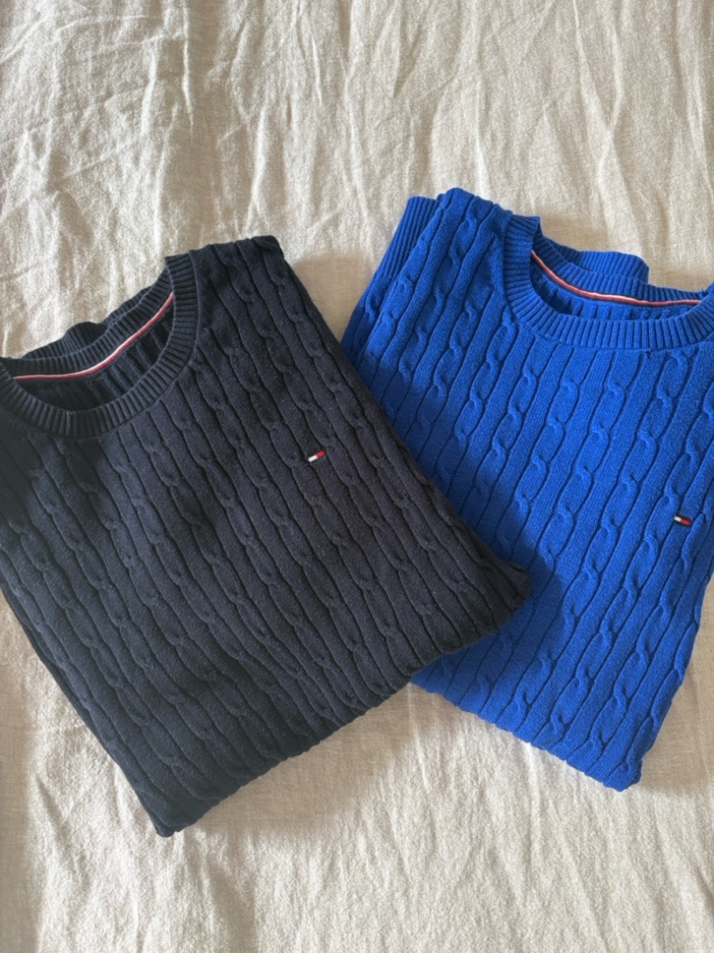 Tommy Hilfiger Women’s Cable Knit Short Sleeved Sweaters (2)